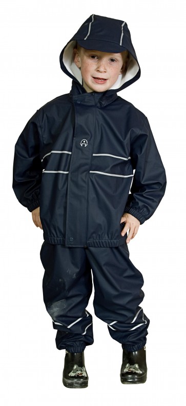 DISCONTINUED Elka Childrens Waterproof Suit in Navy LIMITED STOCK